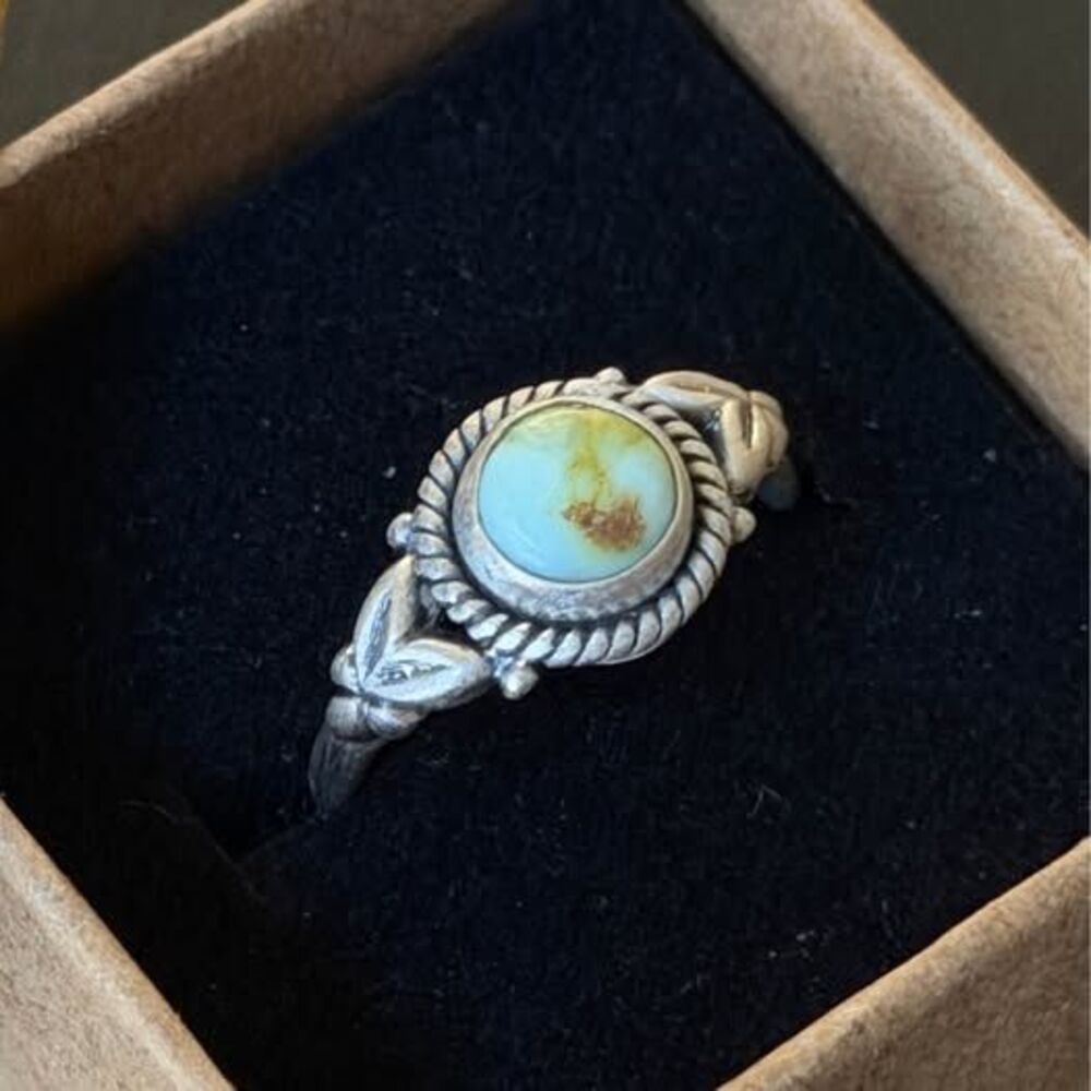 Palomino Turquoise Sterling Silver Ring — Size 6